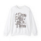One Day At A Time Time - Unisex Heavy Fabric Sweater