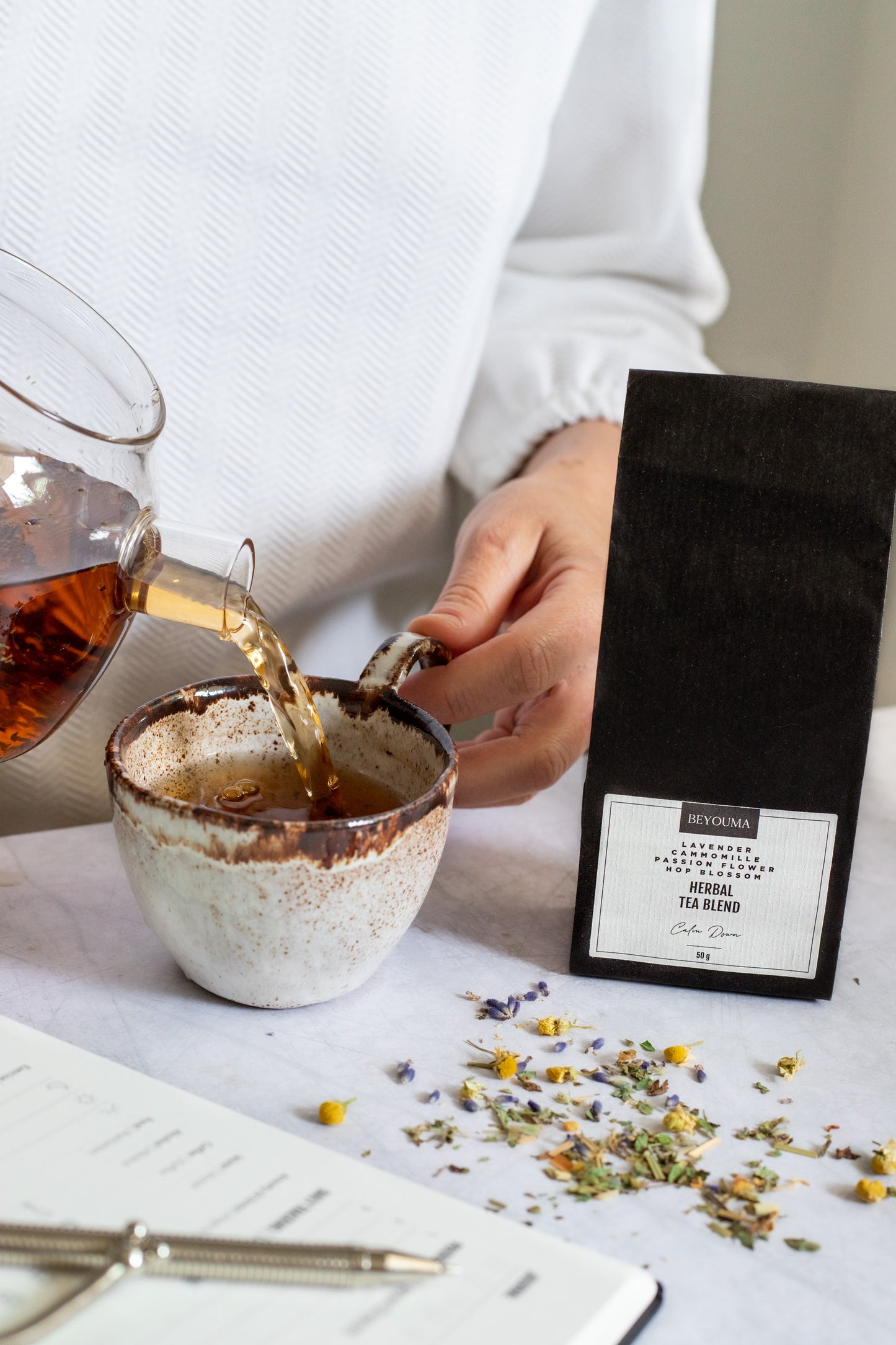 BEYOUMA herbal tea blend «Calm Down»