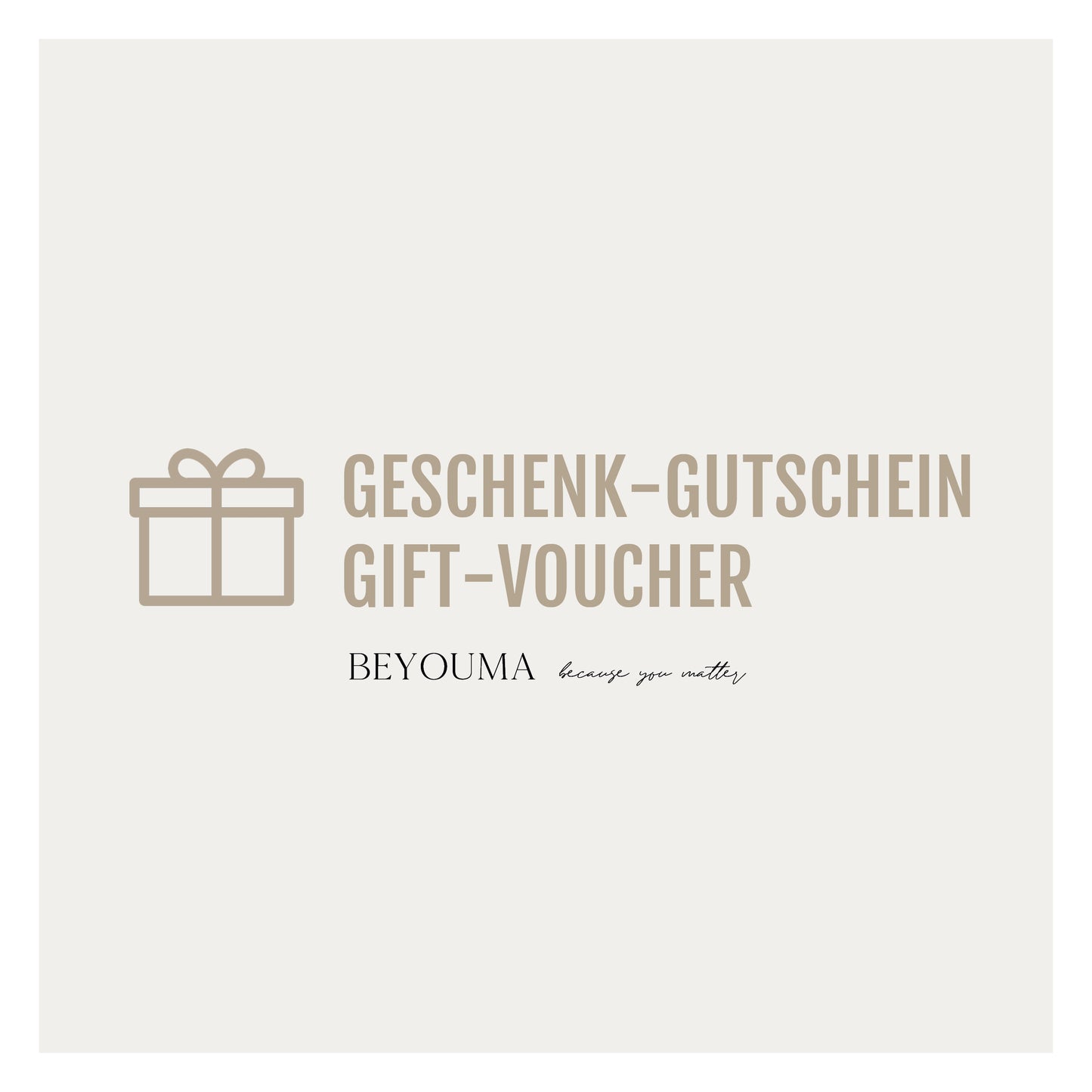 BEYOUMA-Geschenkgutschein